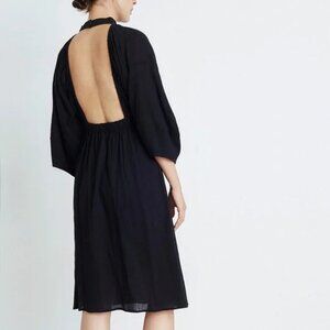 Apiece Apart Aurora Backless Dress stonewashed super light denim
